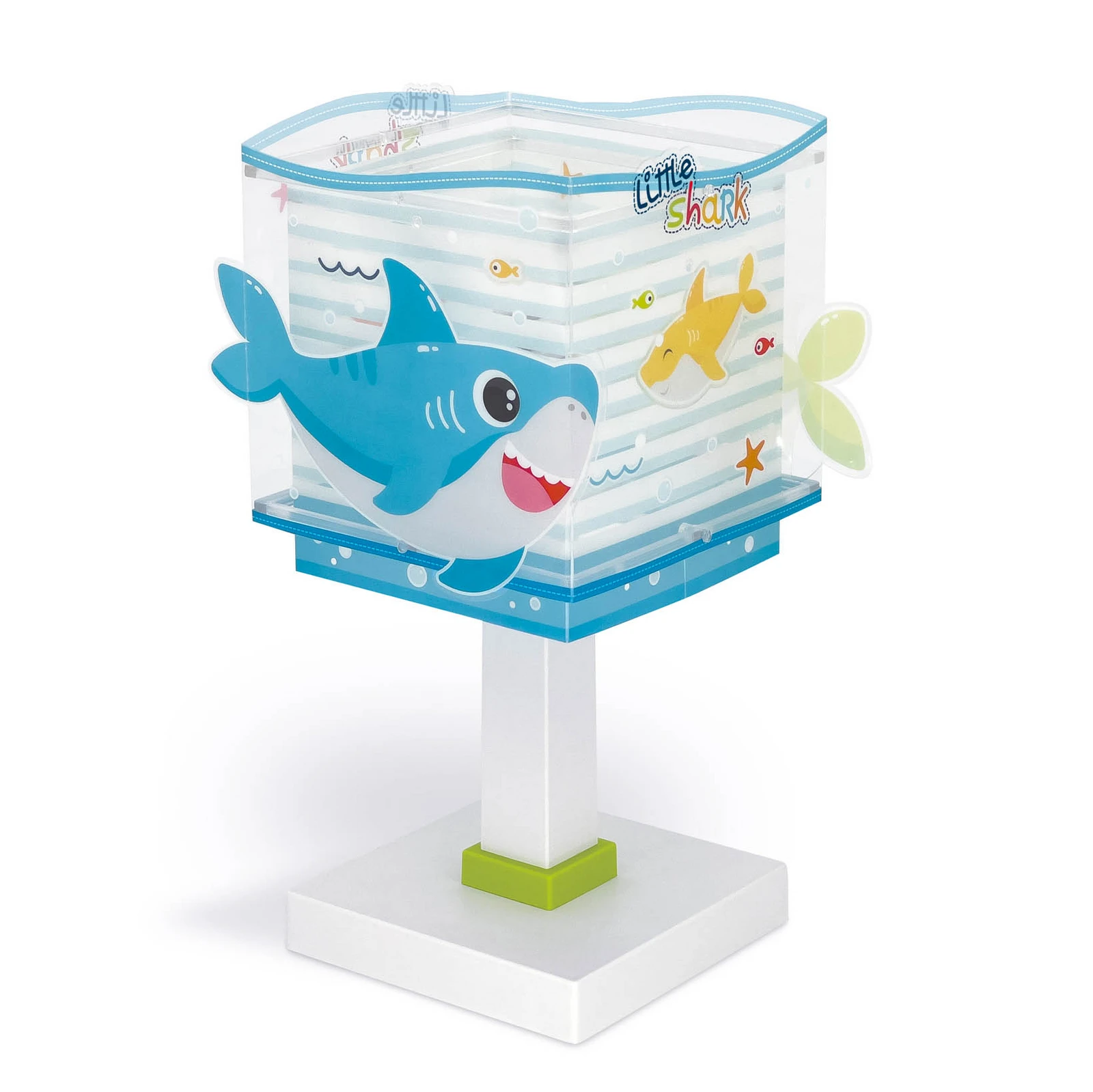Namizna svetilka Dalber Little Shark z morskim motivom