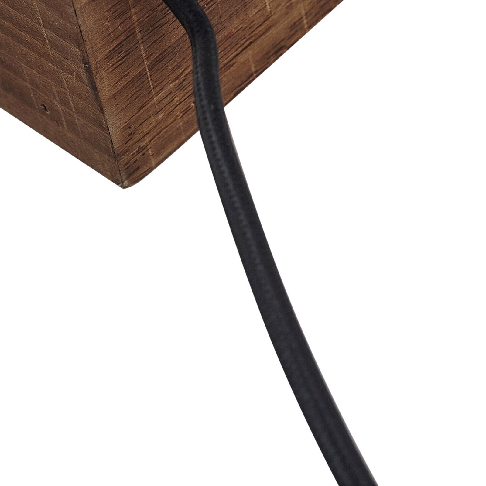Vatana Applique Murale w/USB Bois - Lindby