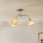 Miranda ceiling light, three-bulb, chrome