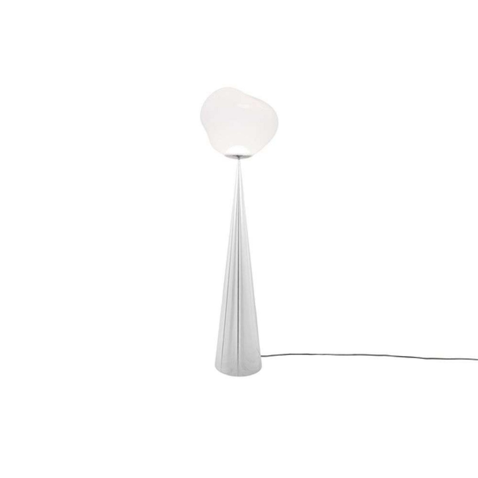 Melt Cone Fat Lampadaire Opal/Silver - Tom Dixon