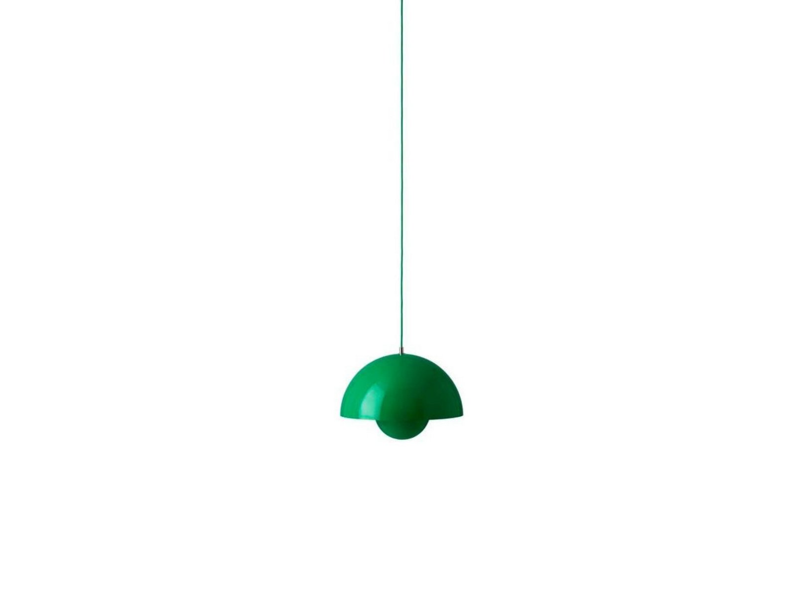 Flowerpot VP1 Lámpara Colgante Signal Green - &Tradition