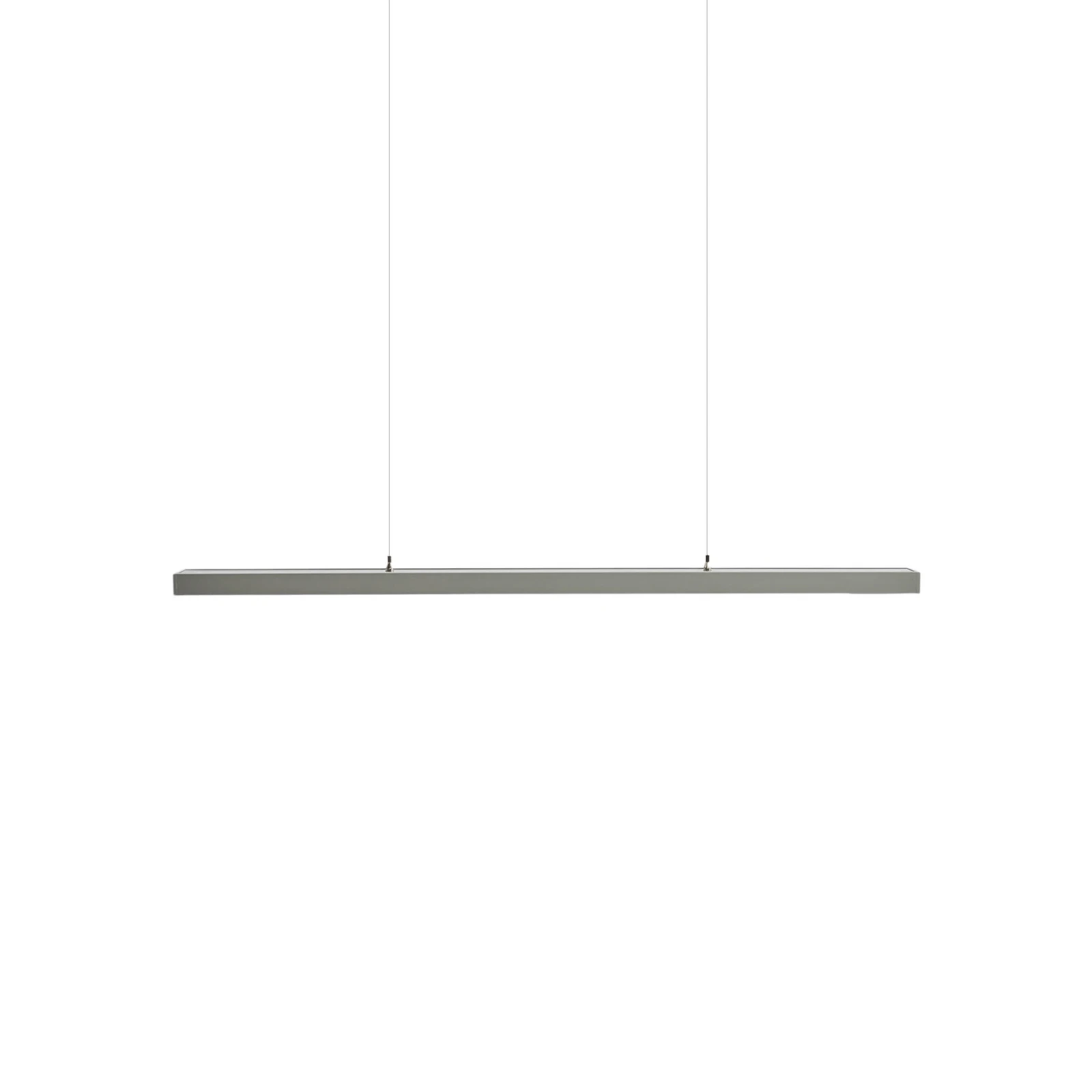 Arcchio LED büroo rippvalgusti Jolinda, hõbedane, 118cm, üles/alla