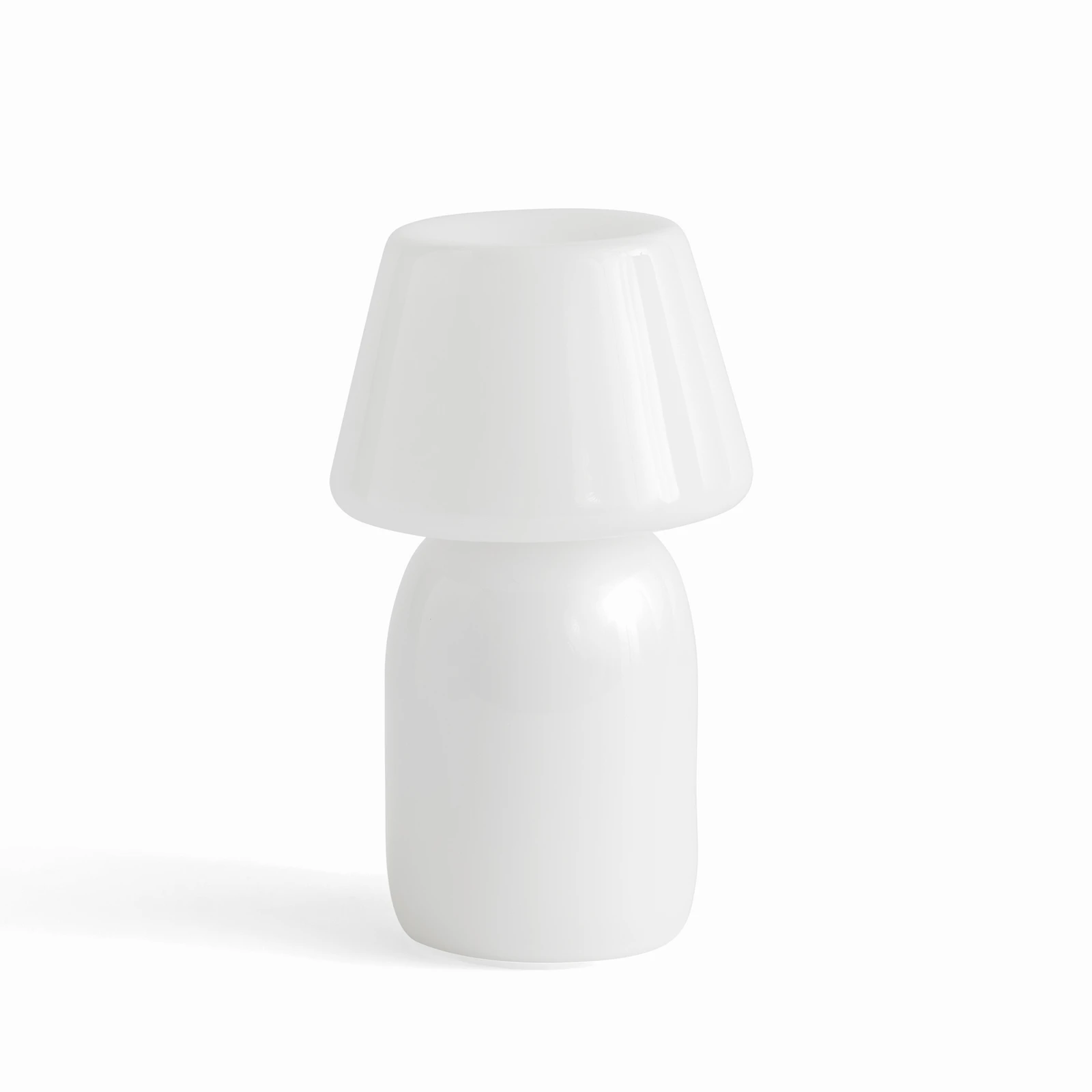 HAY Apollo bærbar, oppladbar LED-bordlampe i glass
