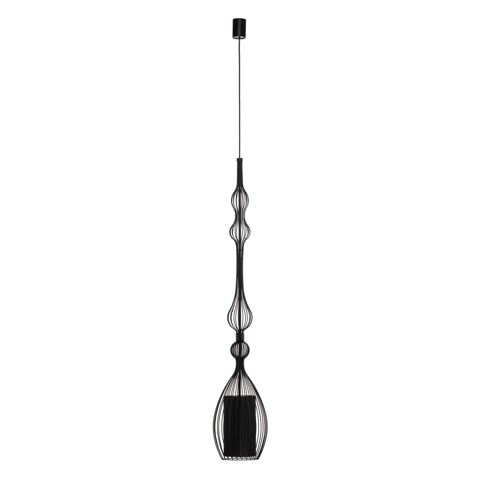 Nowodvorski Lighting Pendelleuchte Abi L in langer Form schwarz