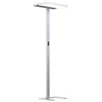 Aila Gulvlampe Silver/White - Arcchio