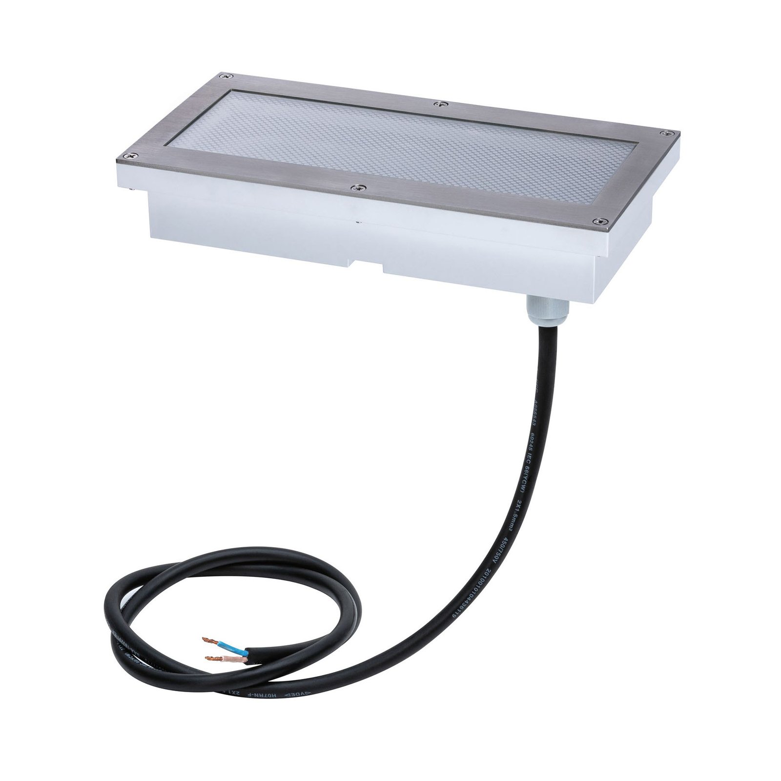 Brick LED-Bodeneinbauleuchte, grau, 10 x 20 cm - Paulmann