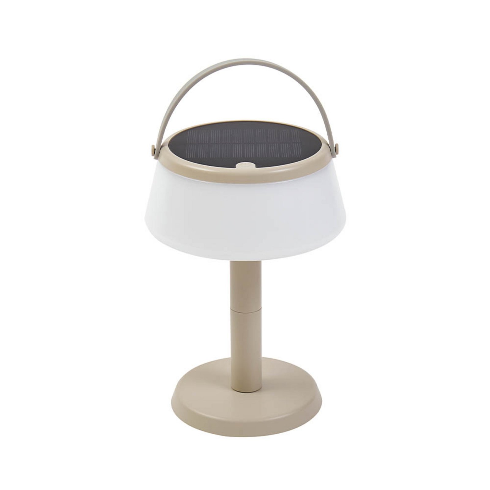 Mikkel Portable Célula solar Lámpara de Sobremesa Dim. Beige - Lindby