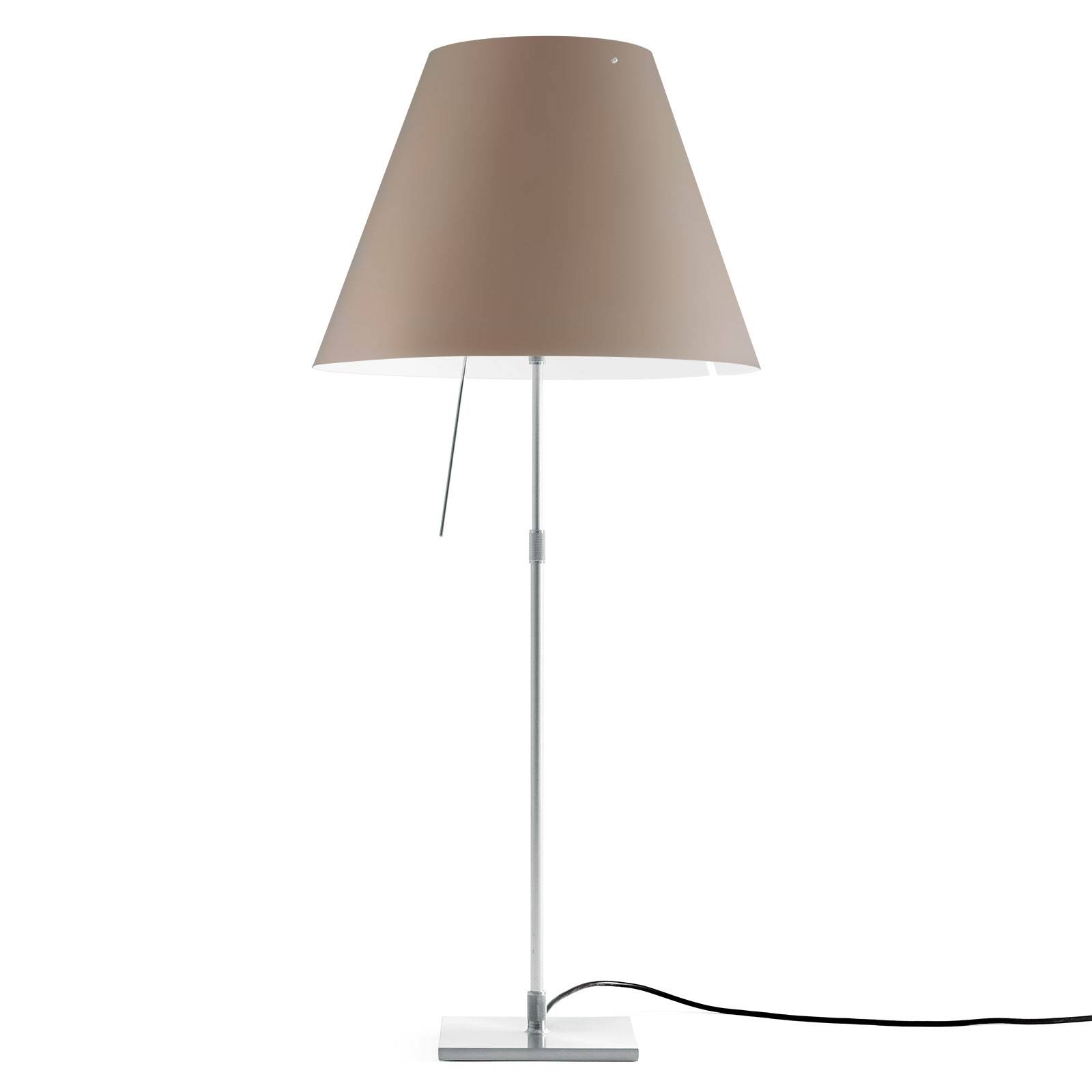 Luceplan Costanza lampe à poser D13i alu/nougat