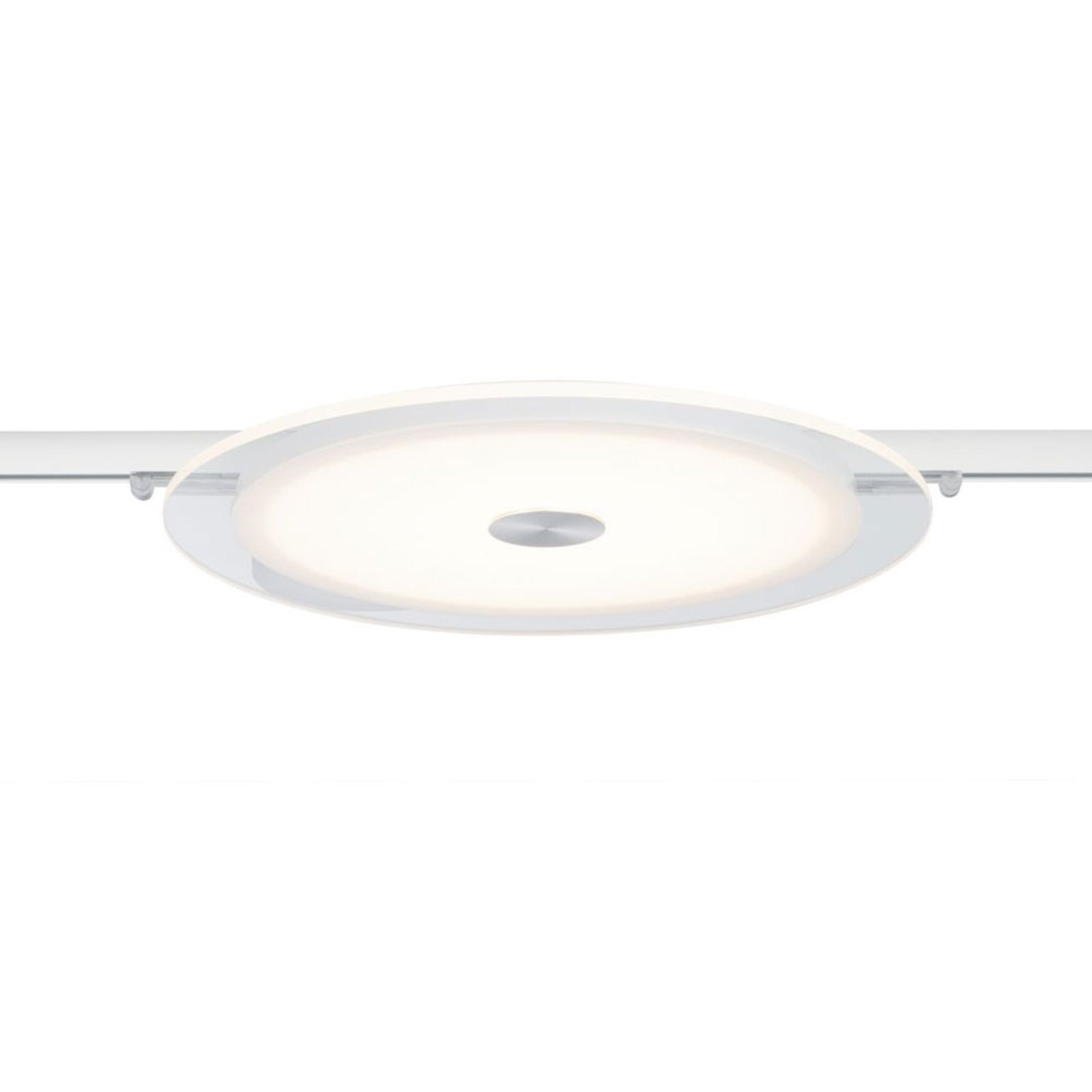 Paulmann NanoRail Luno LED panel, white, for Living / Dining Room, plastic, metal, 6.5 W, energy efficiency: A+, H: 3.2 cm