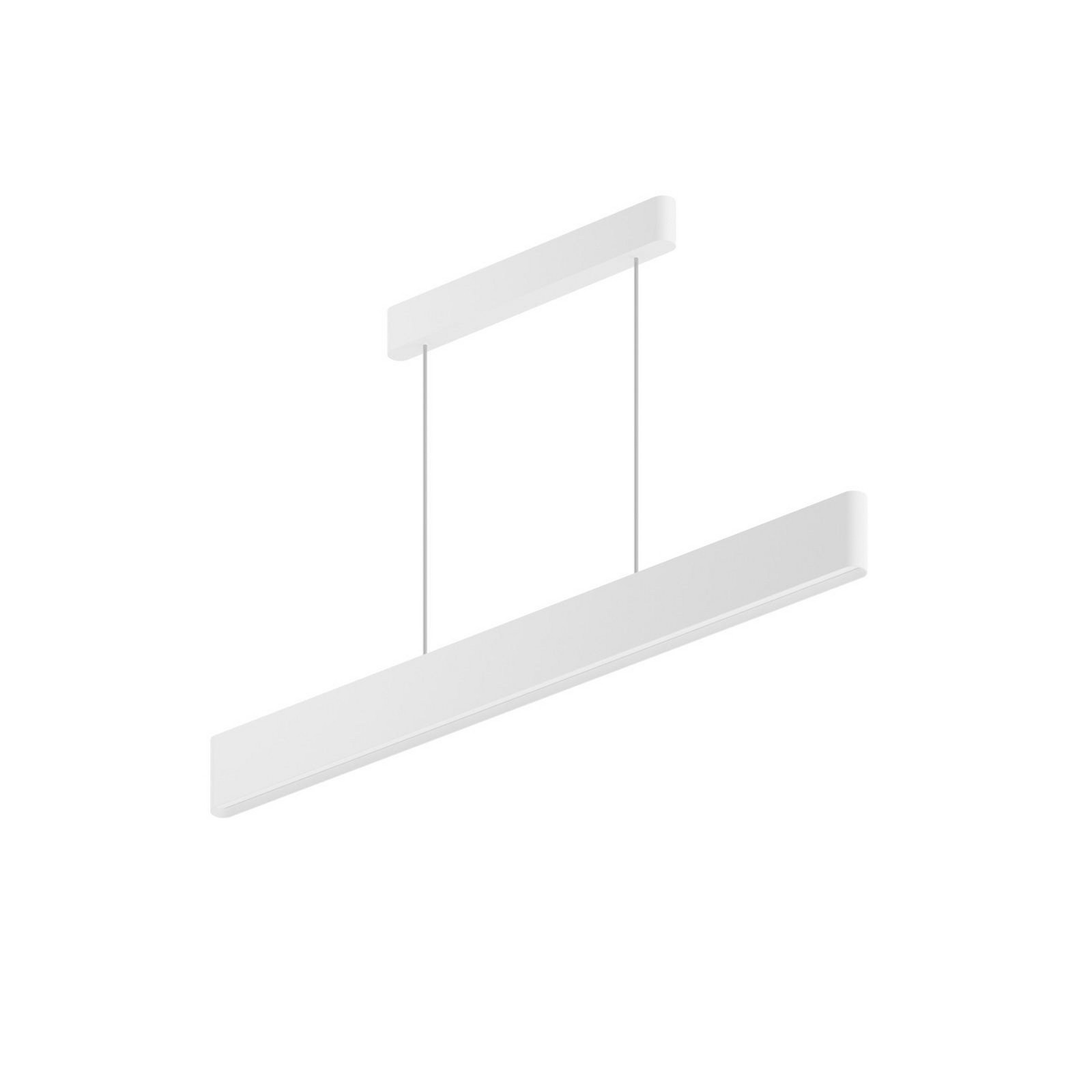Linea Light Lampă suspendată LED Satori lungime 864 cm alb 2.700 K aluminiu - Camera de zi / sufragerie