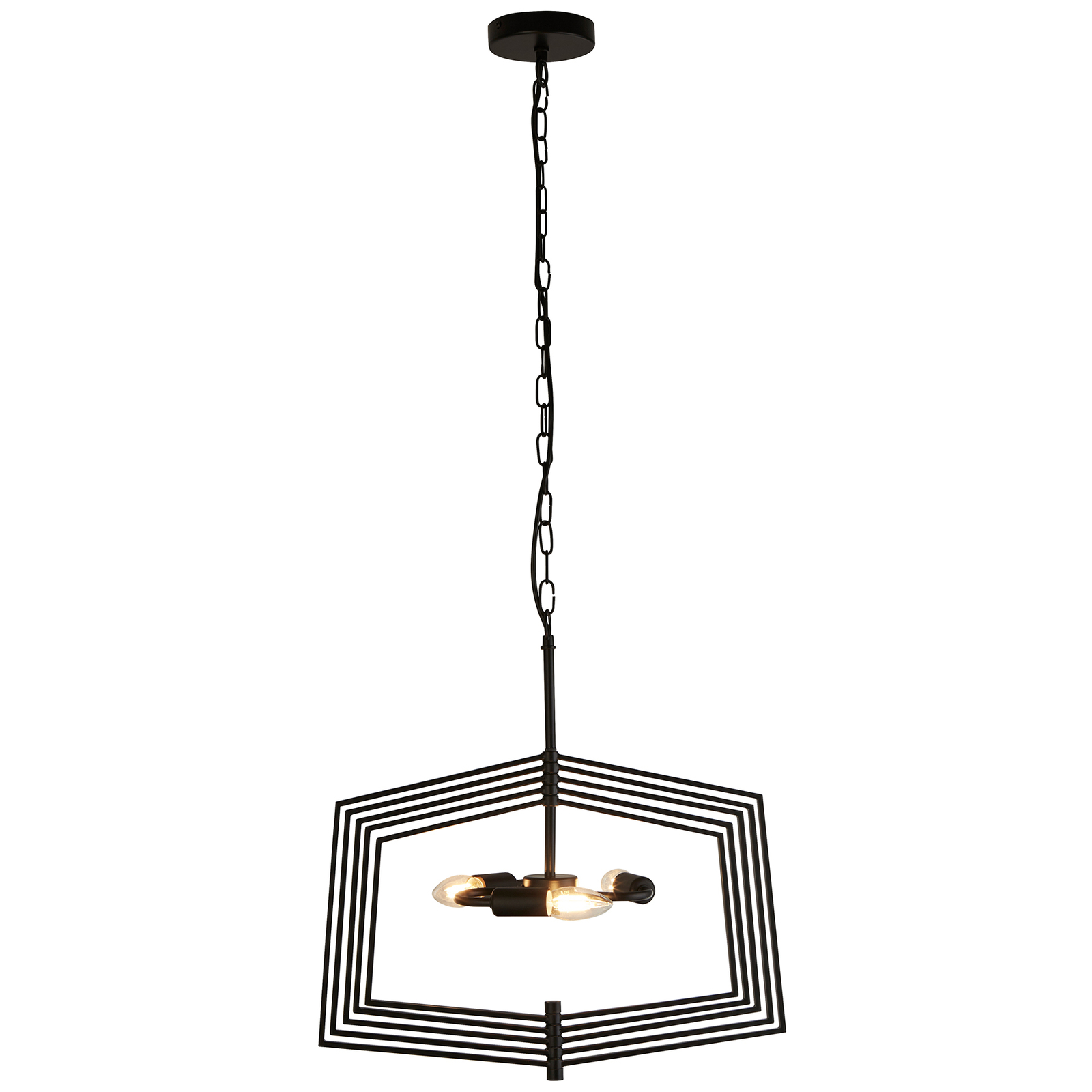 Hanglamp Slinky, 3-lamps, Ø 50 cm