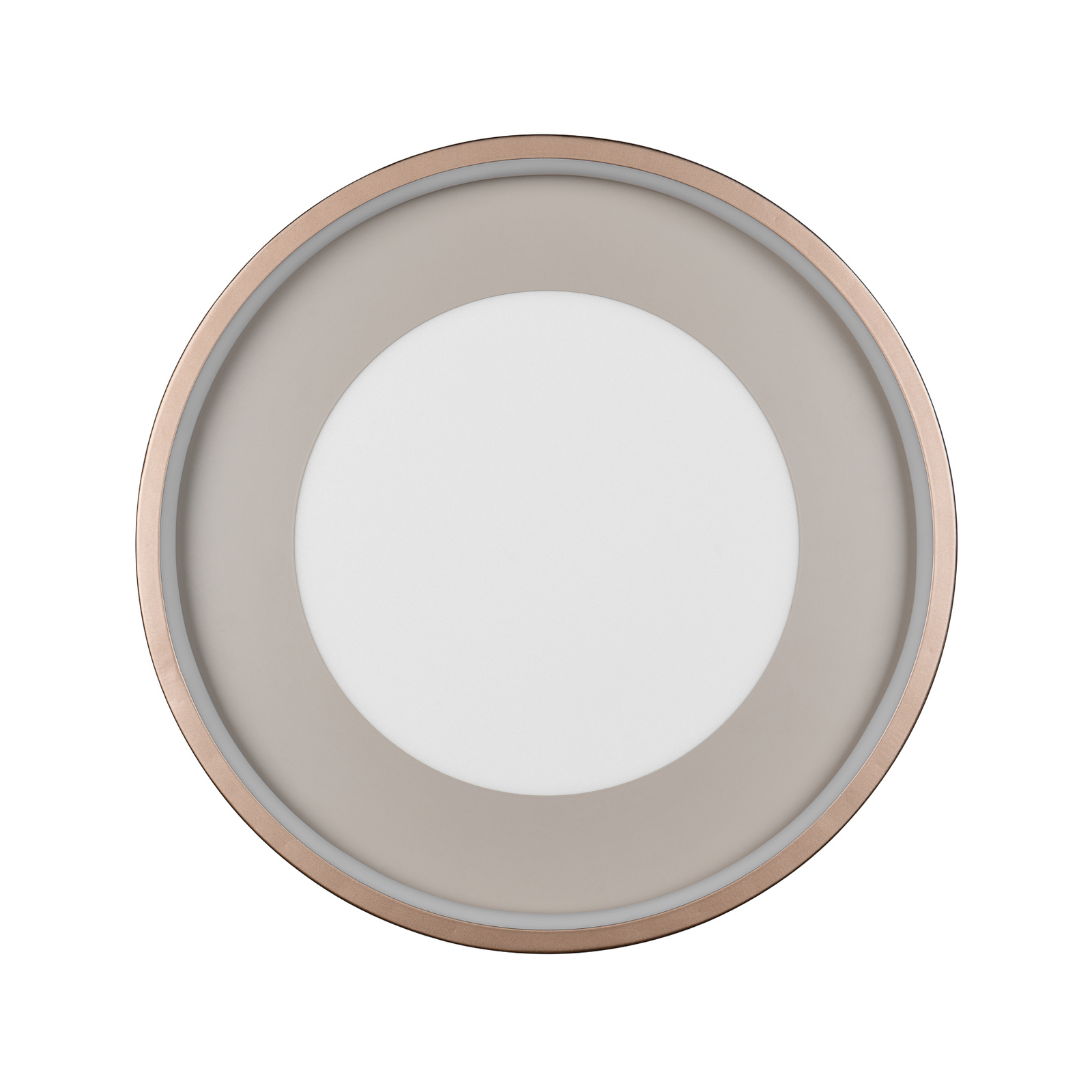 LED-taklampa Solea, brun, Ø 40 cm, plast LED-taklampa Solea, brun, Ø 40 cm, plast