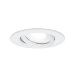 Paulmann Nova Plus rotonda orientabile/dimmerabile bianco opaco IP65 GU10 840
