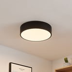 Lindby LED-Deckenleuchte Simera, Ø 30 cm, schwarz, dimmbar