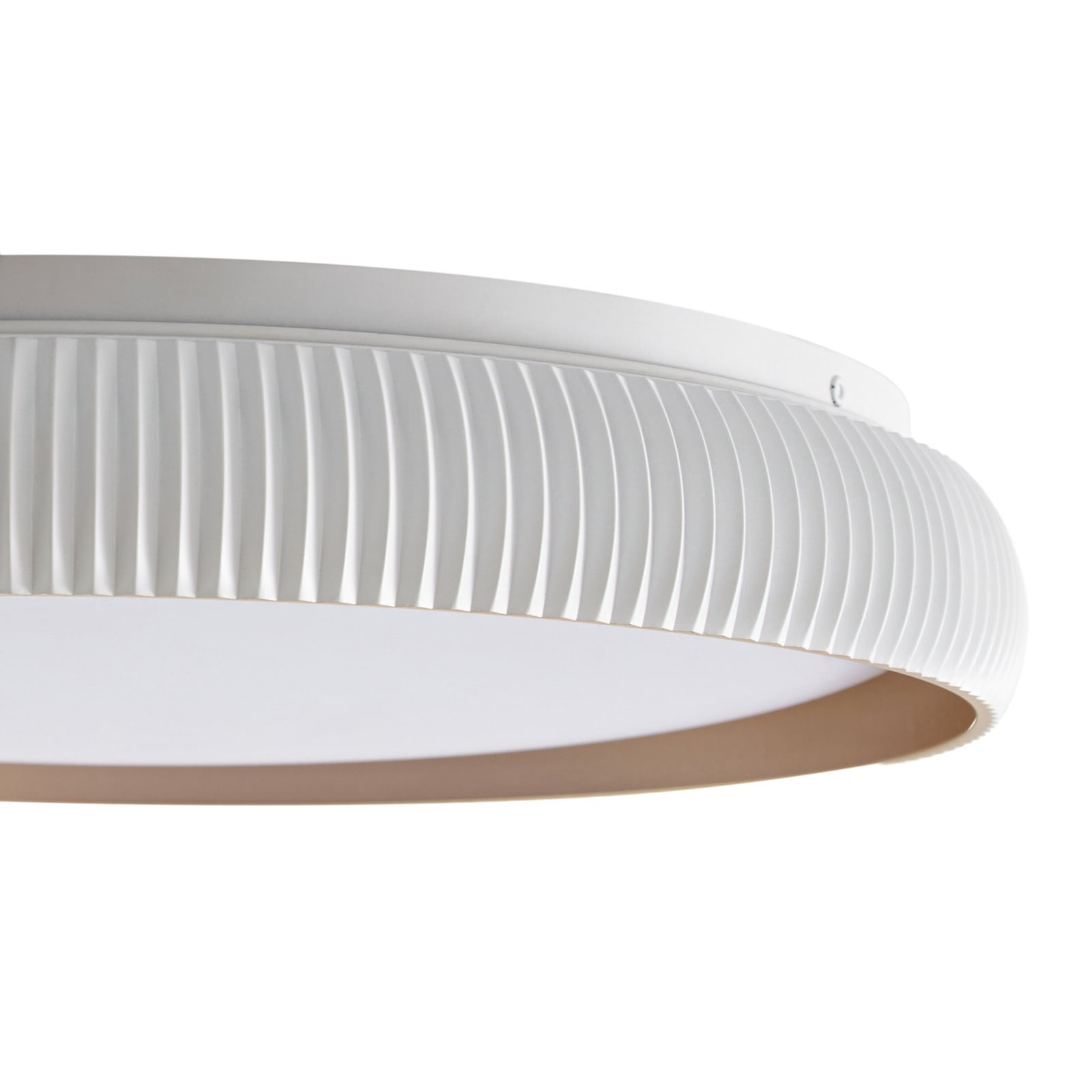 Plafonnier LED Lindby Jovian, blanc, Ø 40 cm, CCT, à intensité variable