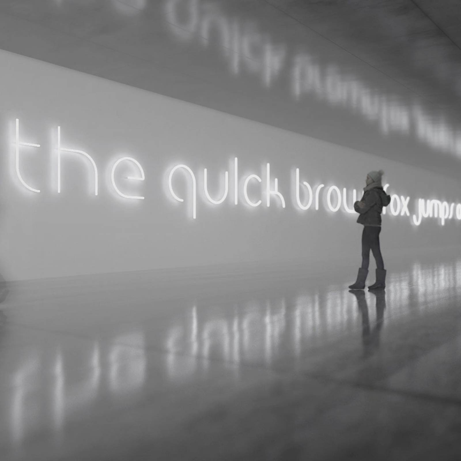 Artemide Alphabet of Light ściana mała litera ã