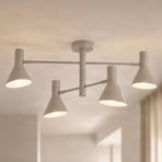 Nola Faretto da soffitto Milia, a 4 luci, beige, E14, metallo