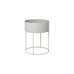 Plant Caixa para Plantas Light Grey Round - Ferm Living