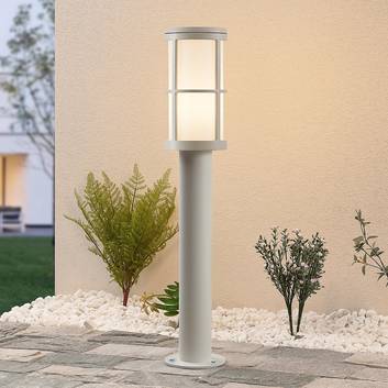 Lucande Kelini bolardo luminoso, 65 cm, blanco
