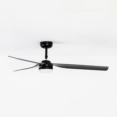 Punt M mennyezeti ventilátor DC LED lámpa fekete