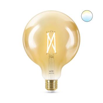 WiZ G125 LED-lampa E27 7 W glob amber CCT