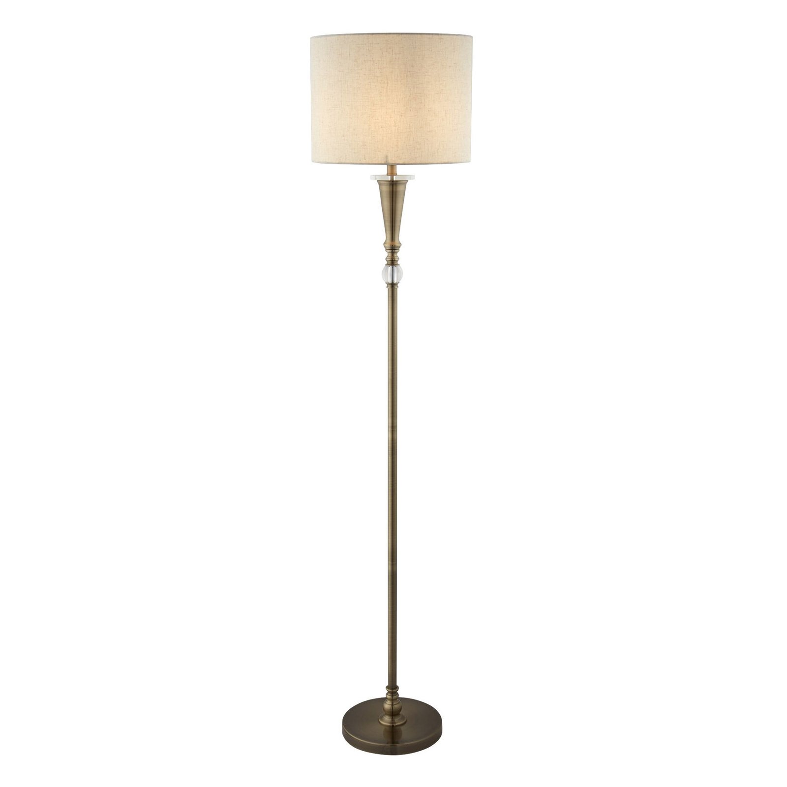 Oscar floor lamp with linen-look lampshade