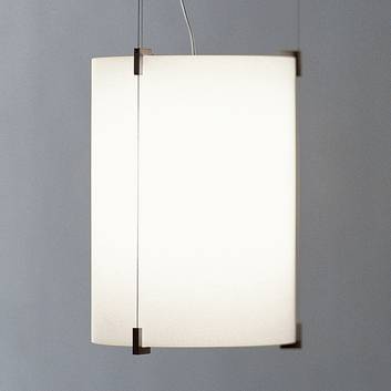 Prandina CPL S1 pendant lamp, chrome, glass shade