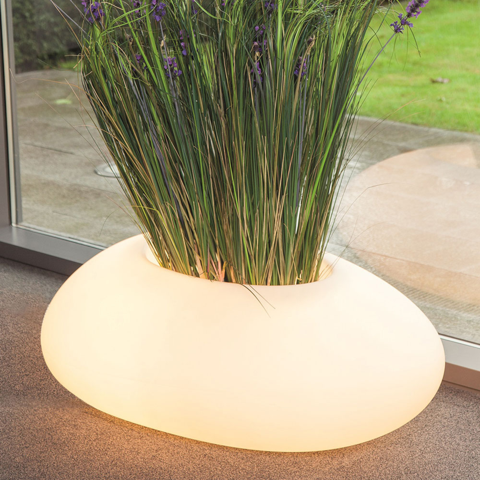 Dekolampe Storus III LED RGB+CCT bepflanzbar weiß