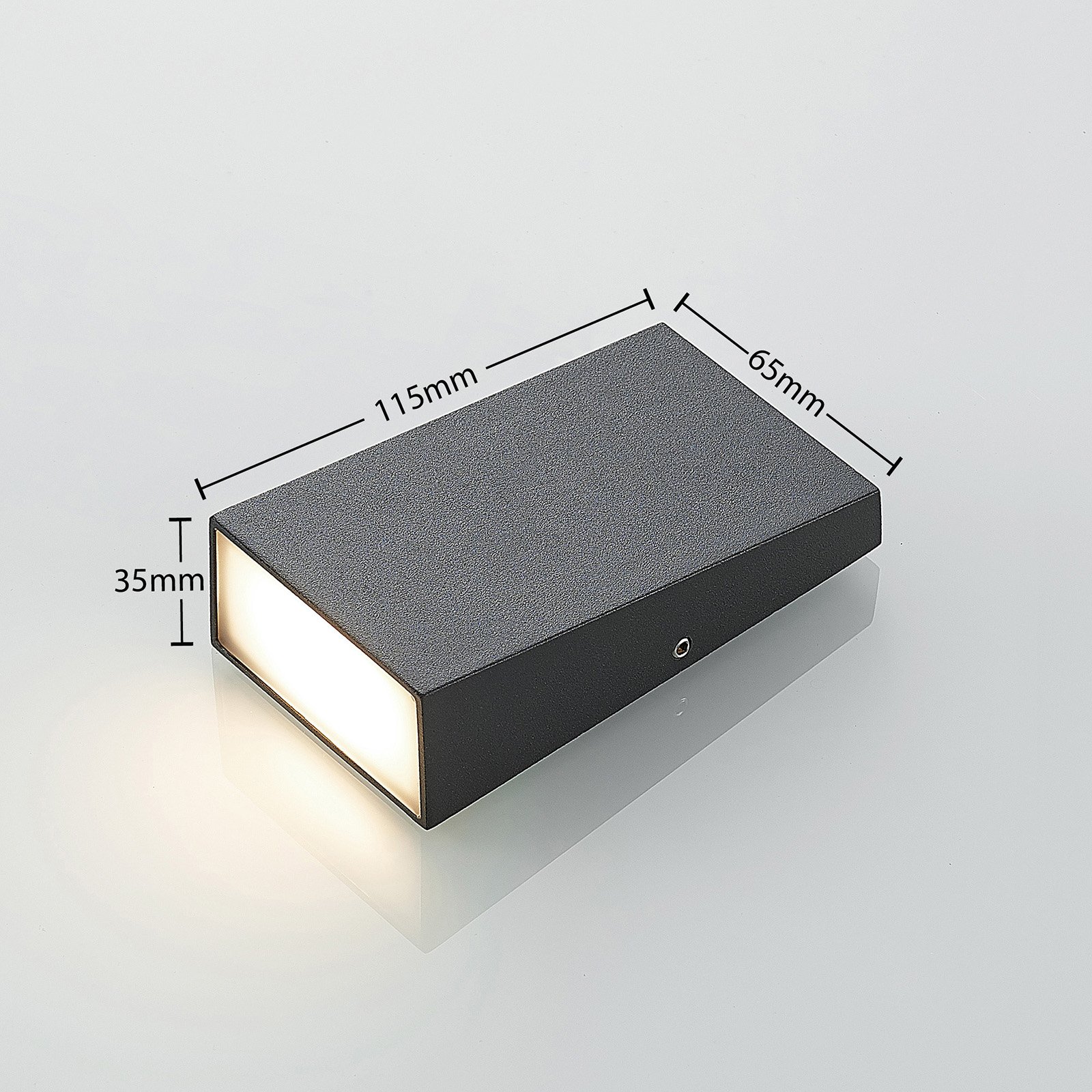Adarey LED OutdoorWall Lamp Dark Grey - Lucande