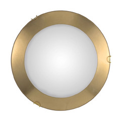 Aplique de pared Kolarz Moon Leaf, dorado, Ø 40 cm