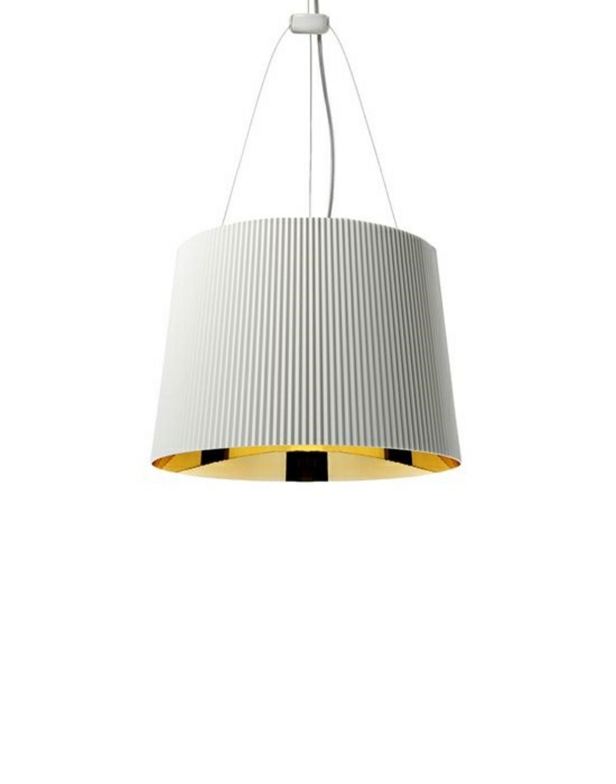 Ge' Lampada a Sospensione Bianco/Oro - Kartell