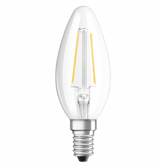 OSRAM flamme LED E14 1,5W 827 retrofit transparent