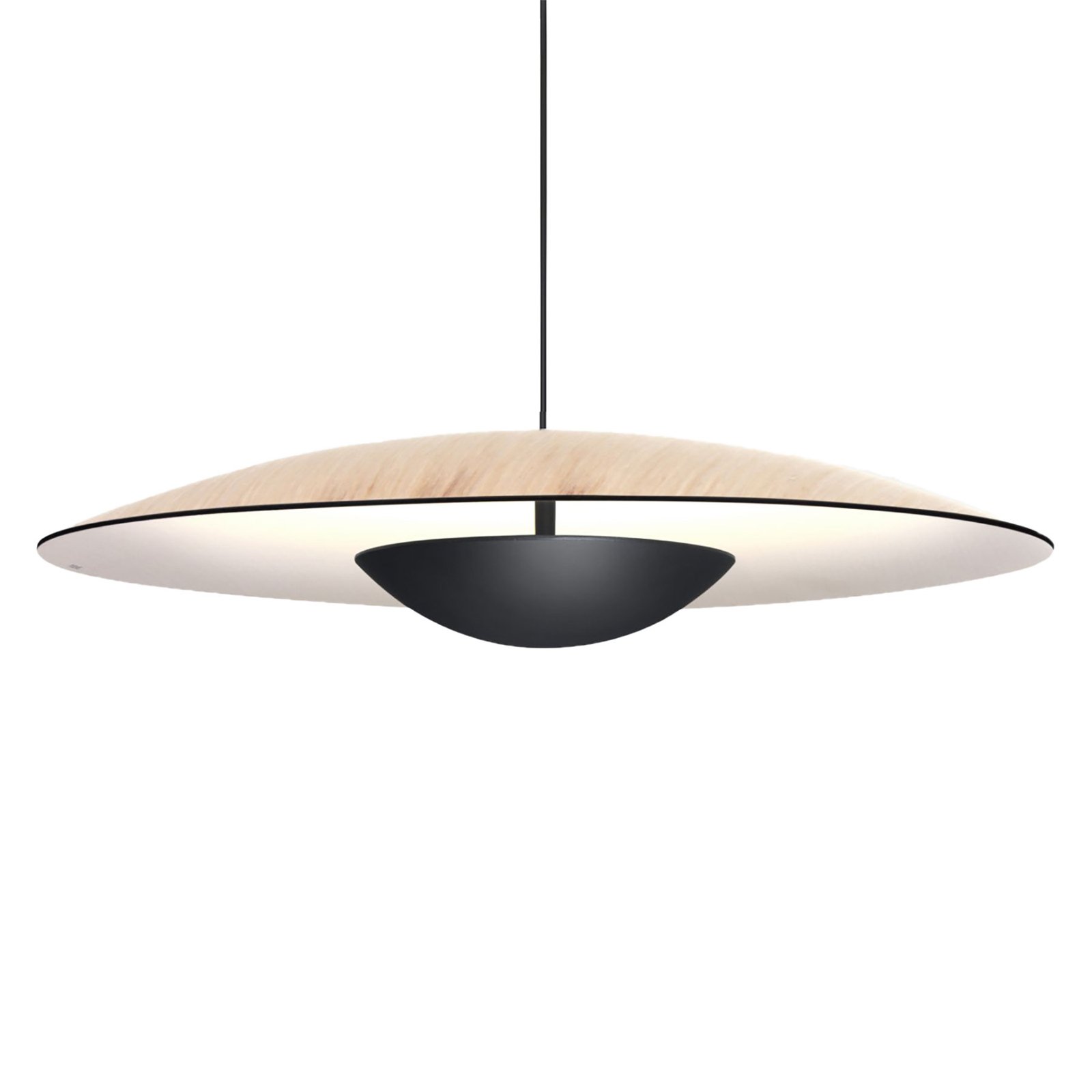 MARSET Ginger LED pendant, TRIAC, made of wood