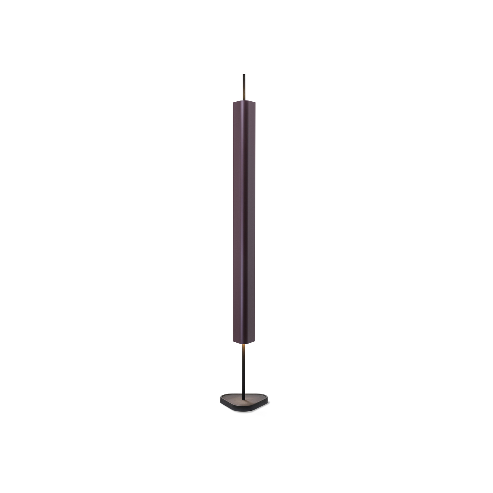 FLOS LED floor lamp Emi, dark red, dimmable, height 170 cm