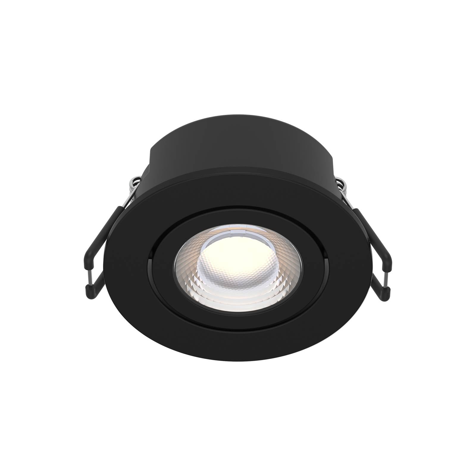 Arcchio LED-Downlight Eliar rund schwarz CCT schwenkbar