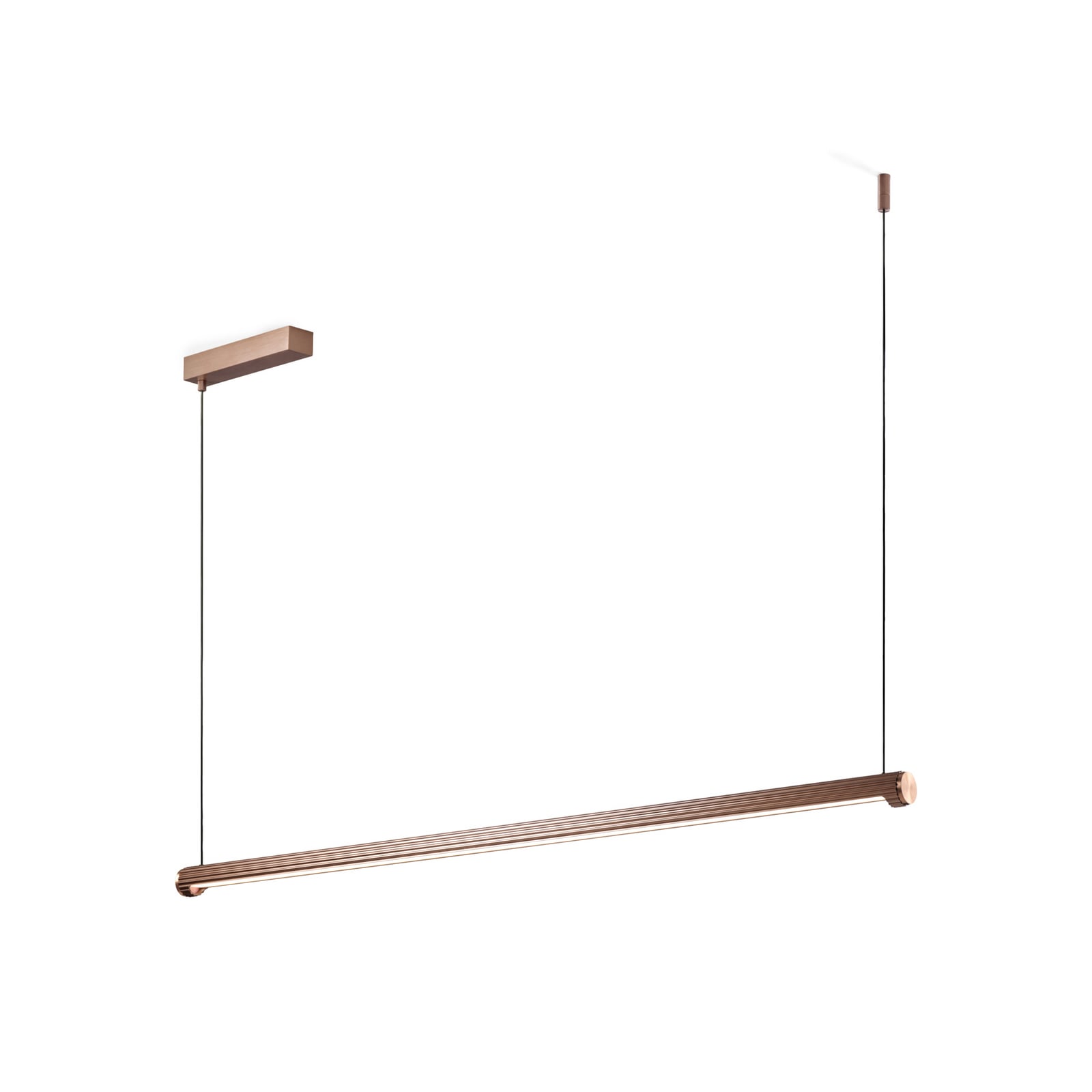 Velvet S1400 Switch LED pendant light, rose gold - LIGHT-POINT