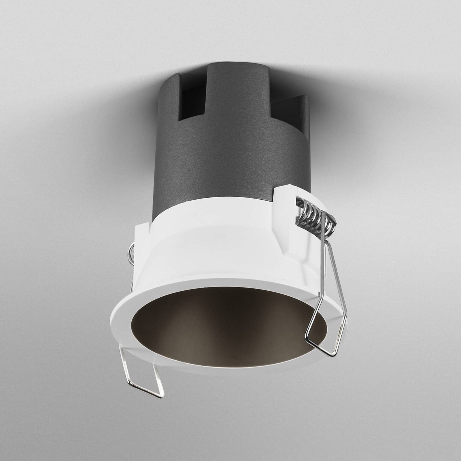 Spot wpuszczany LED OSRAM TWIST, biały/czarny, 840, Ø 7 cm metal