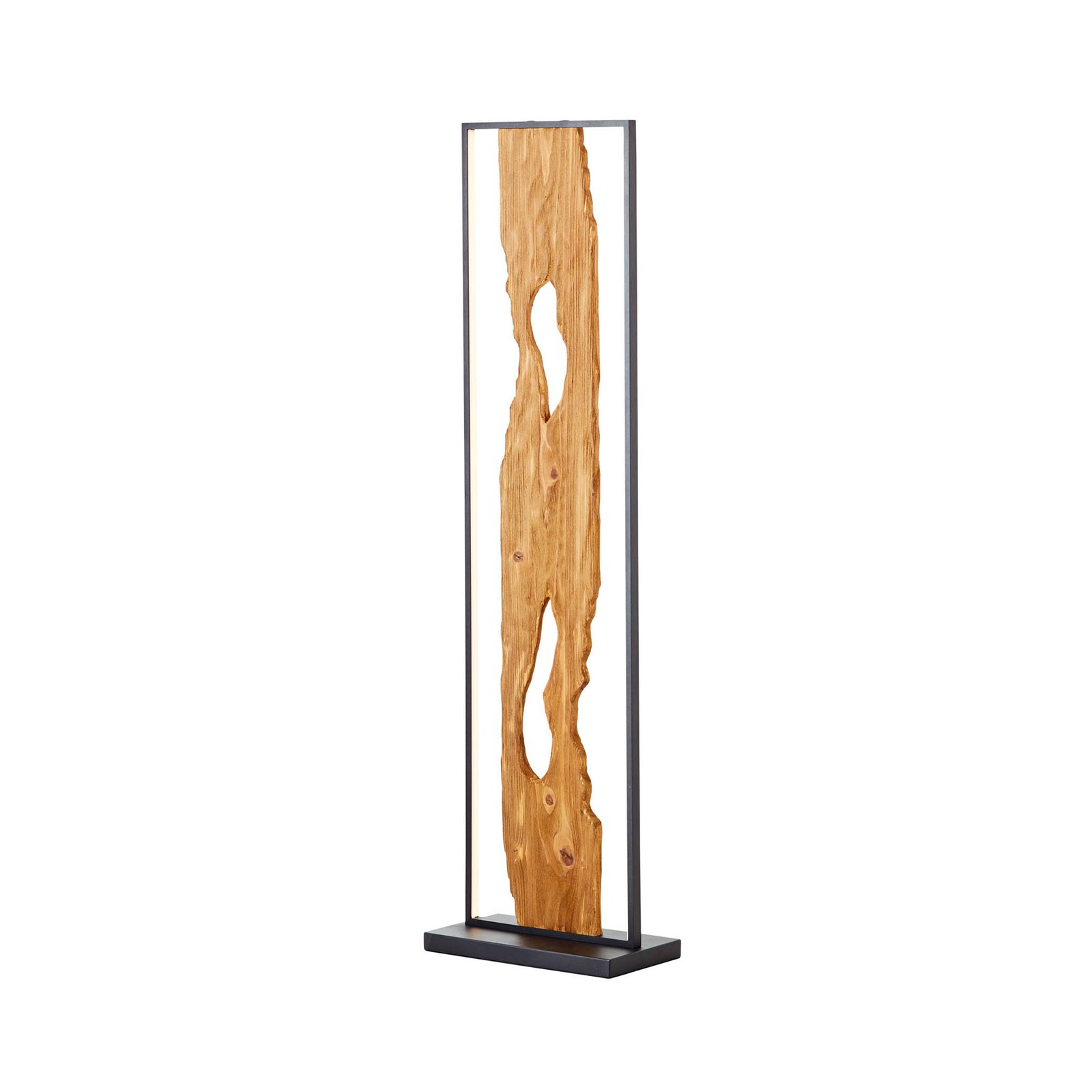 Chaumont LED floor lamp made of wood