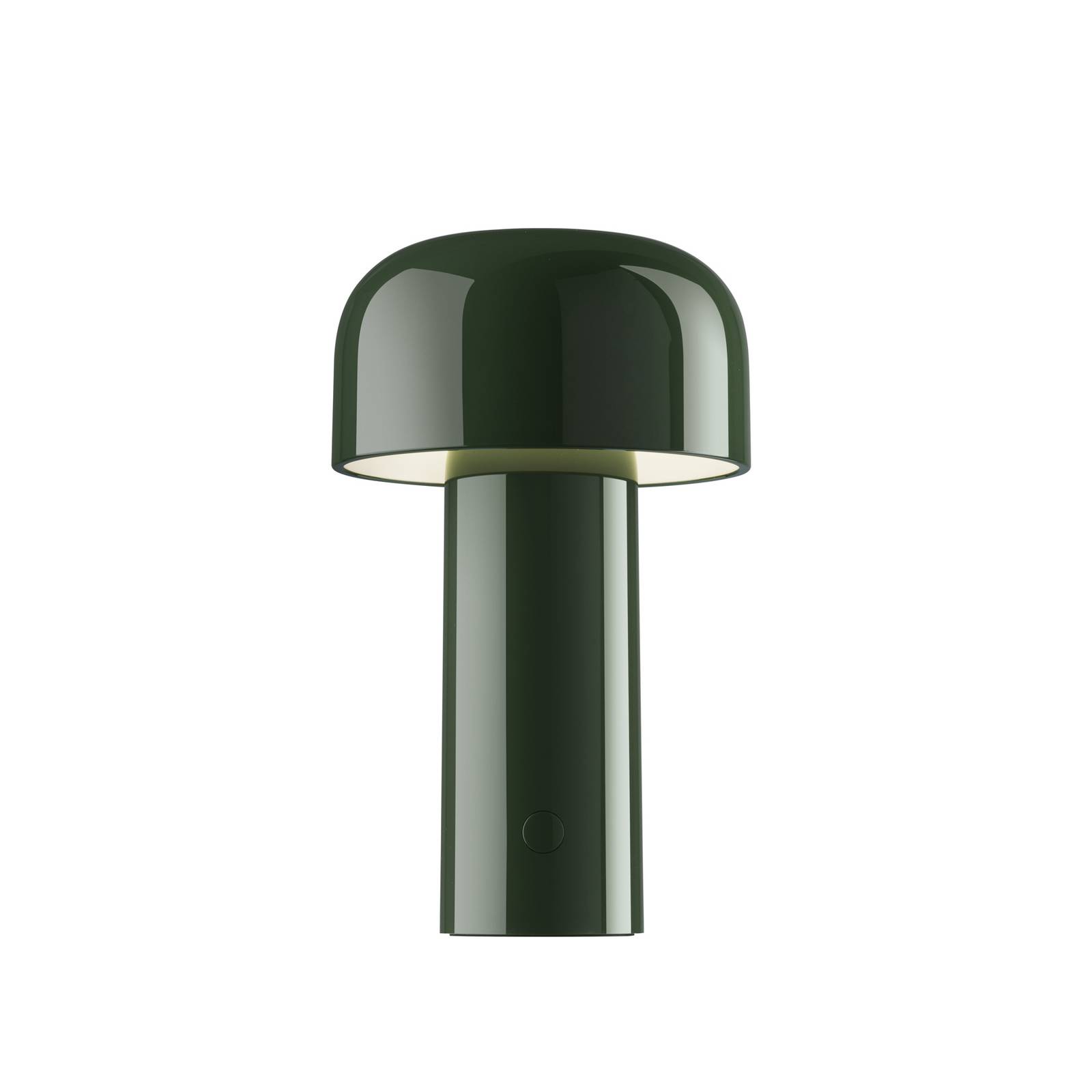 Flos LED-Akku-Tischlampe Bellhop, grün, 21 cm, dim., IP54