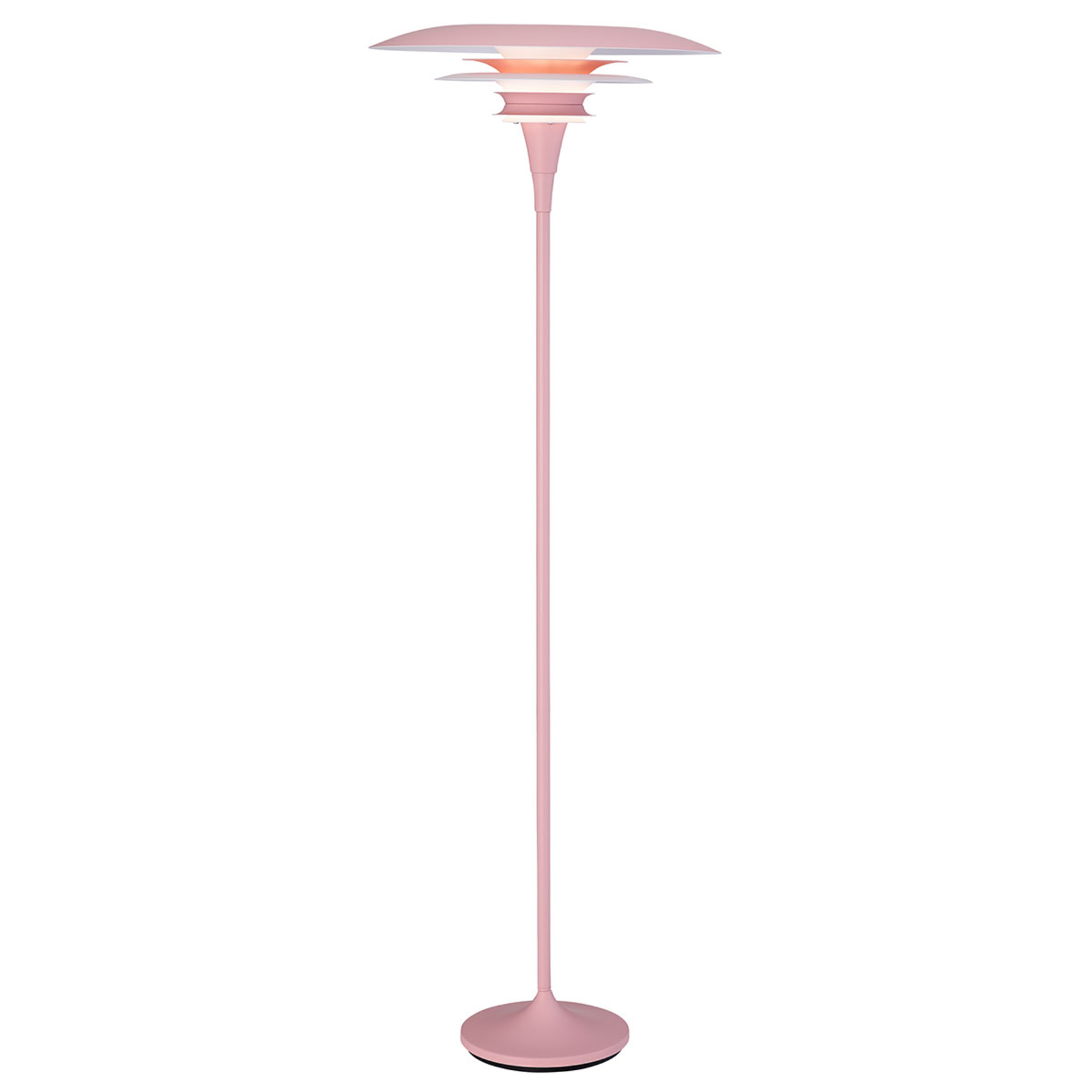 BELID Diablo floor lamp, light pink, for Living / Dining Room, metal, E27, 60 W, energy efficiency: A++, H: 149.2 cm