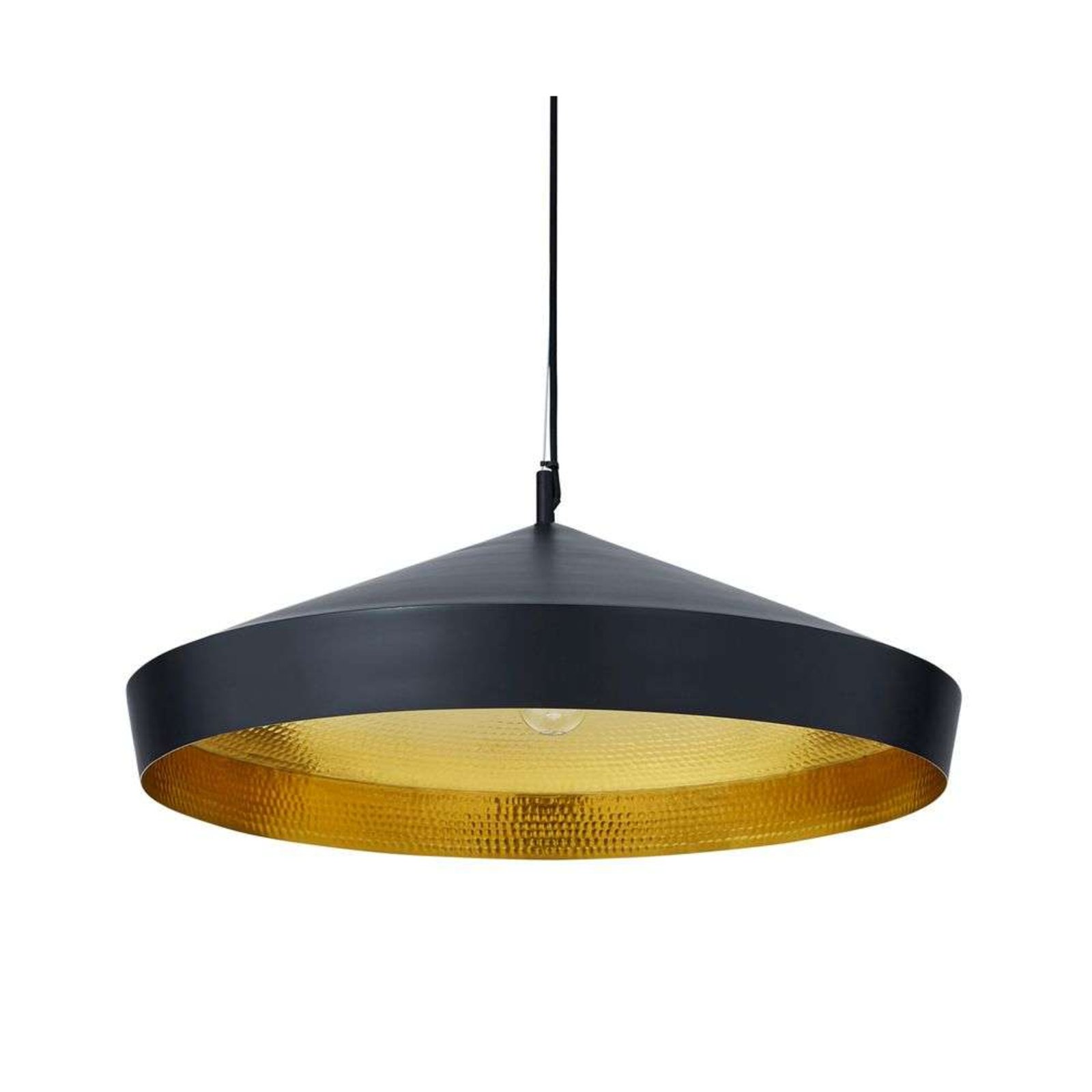 Beat Light Flat LED Lustră Pendul Black - Tom Dixon