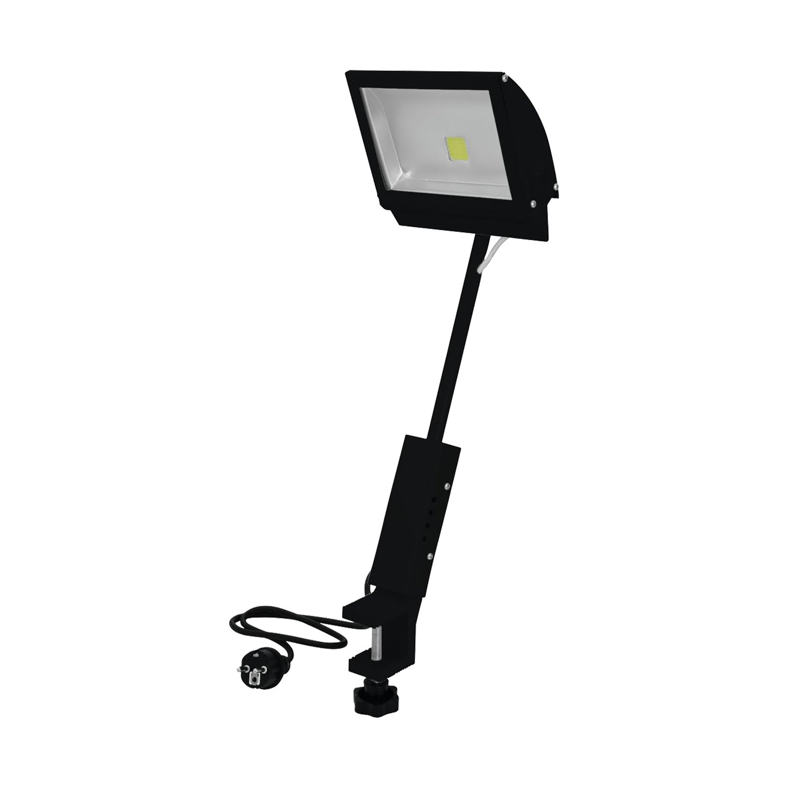 EUROLITE KKL-50 LED floodlight, screw clamp, 50 W