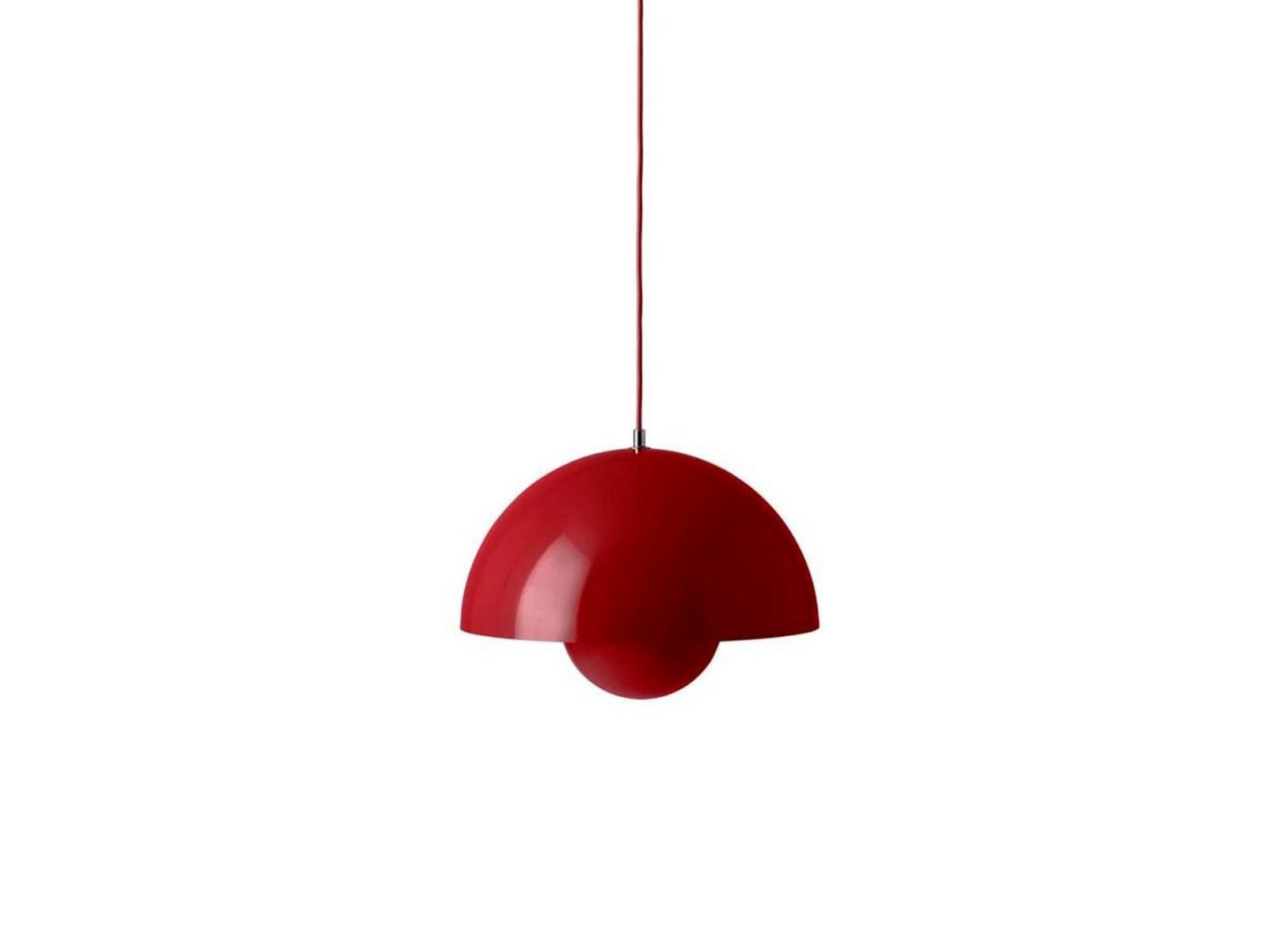 Flowerpot VP7 Lampada a Sospensione Vermilion Red - &Tradition