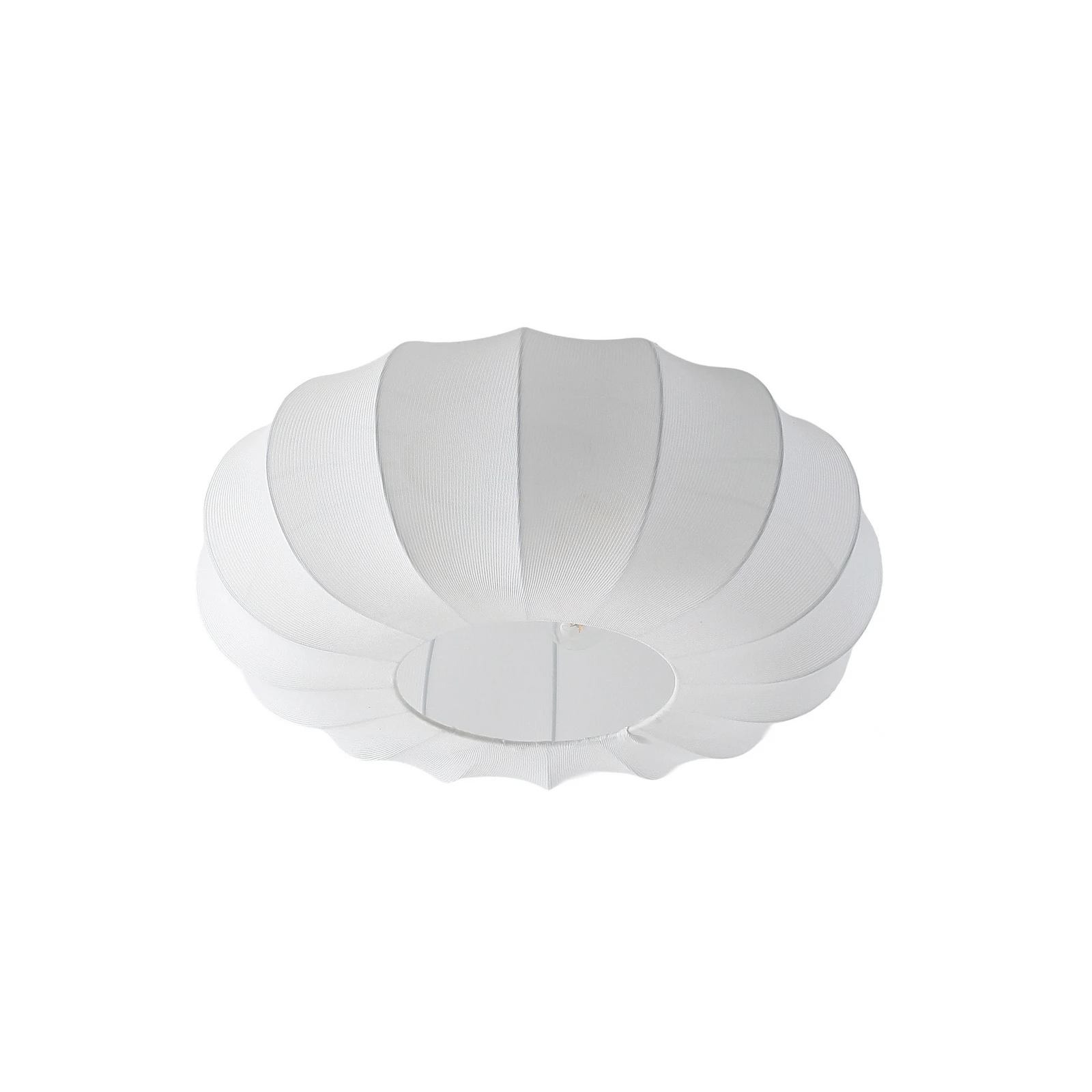 Lindby laevalgusti Helin, valge, Ø 60 cm, tekstiil, 3 x E27