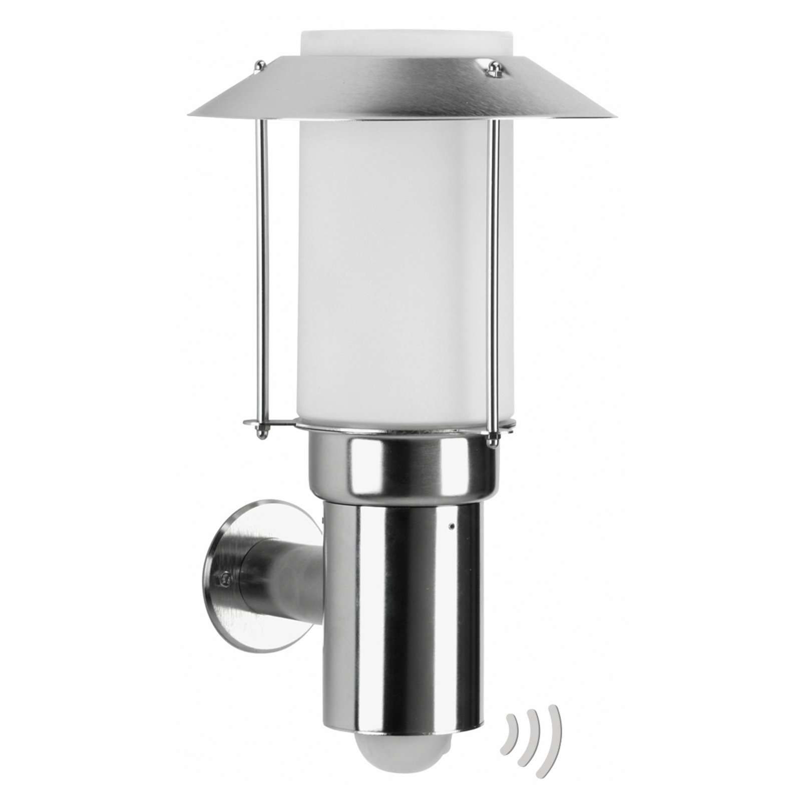 Tea outdoor wall light with a motion detector