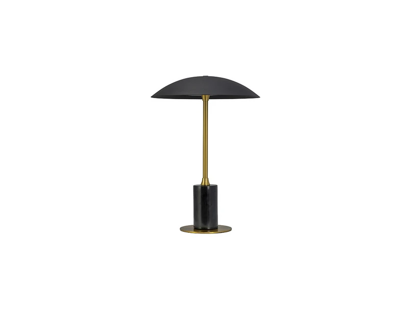 Dyberg Larsen - Moon Portable Bordlampe Black/Brass DybergLarsen