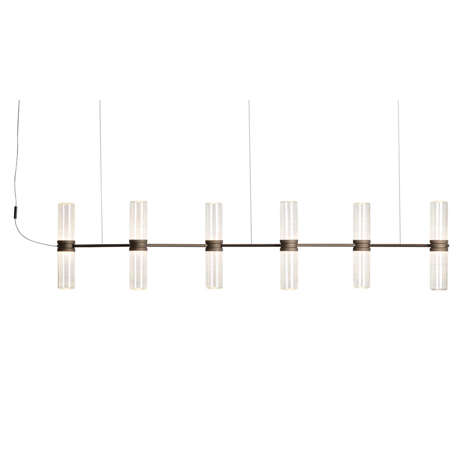 Zephyr Linear Pendel, bronze, Länge 160 cm - Artemide Zephyr Linear Pendel, bronze, Länge 160 cm - Artemide