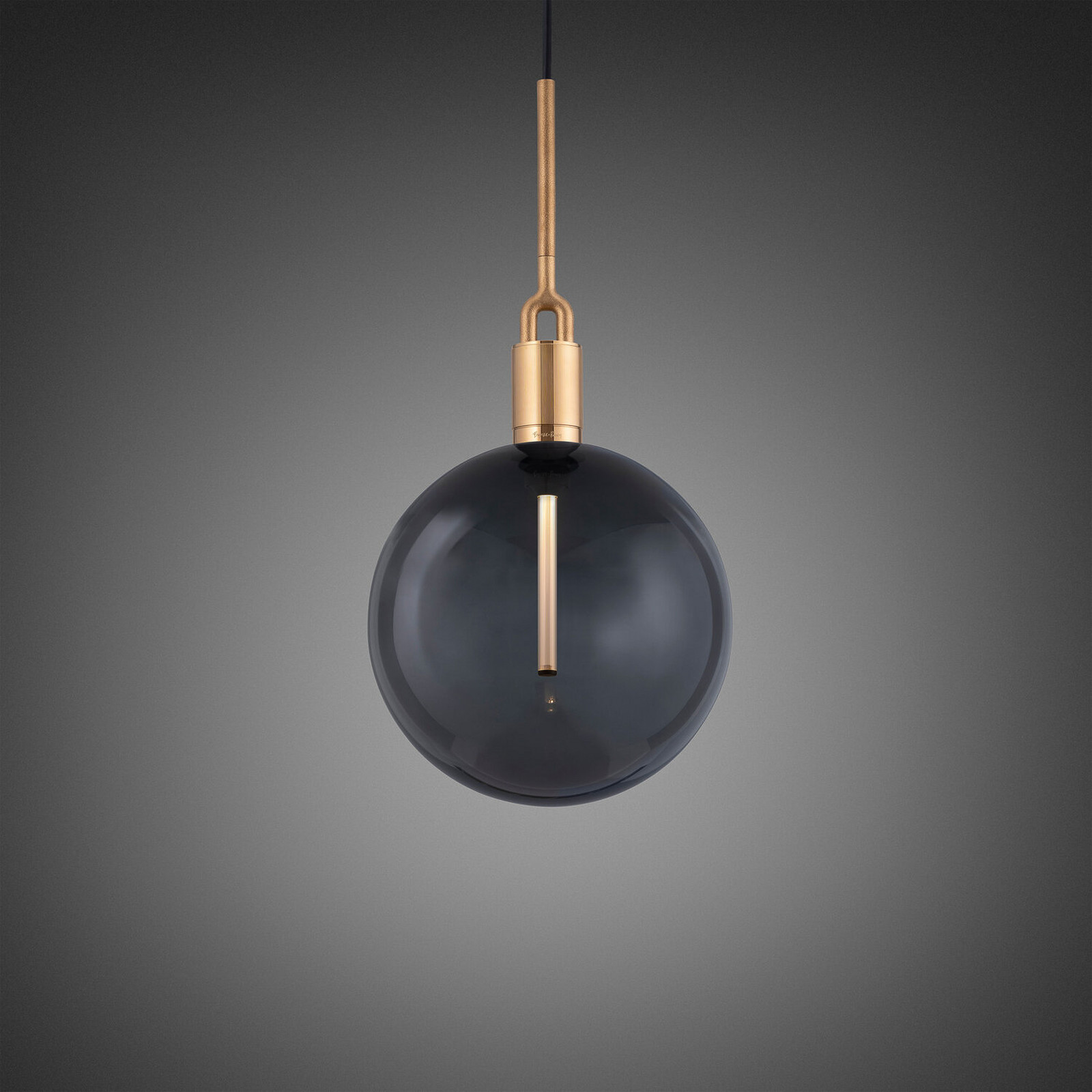 Buster + Punch Forked Pendulum Ø 29 cm alamă/fumuriu - Camera de zi / sufragerie - alamă gri fumuriu - Metal