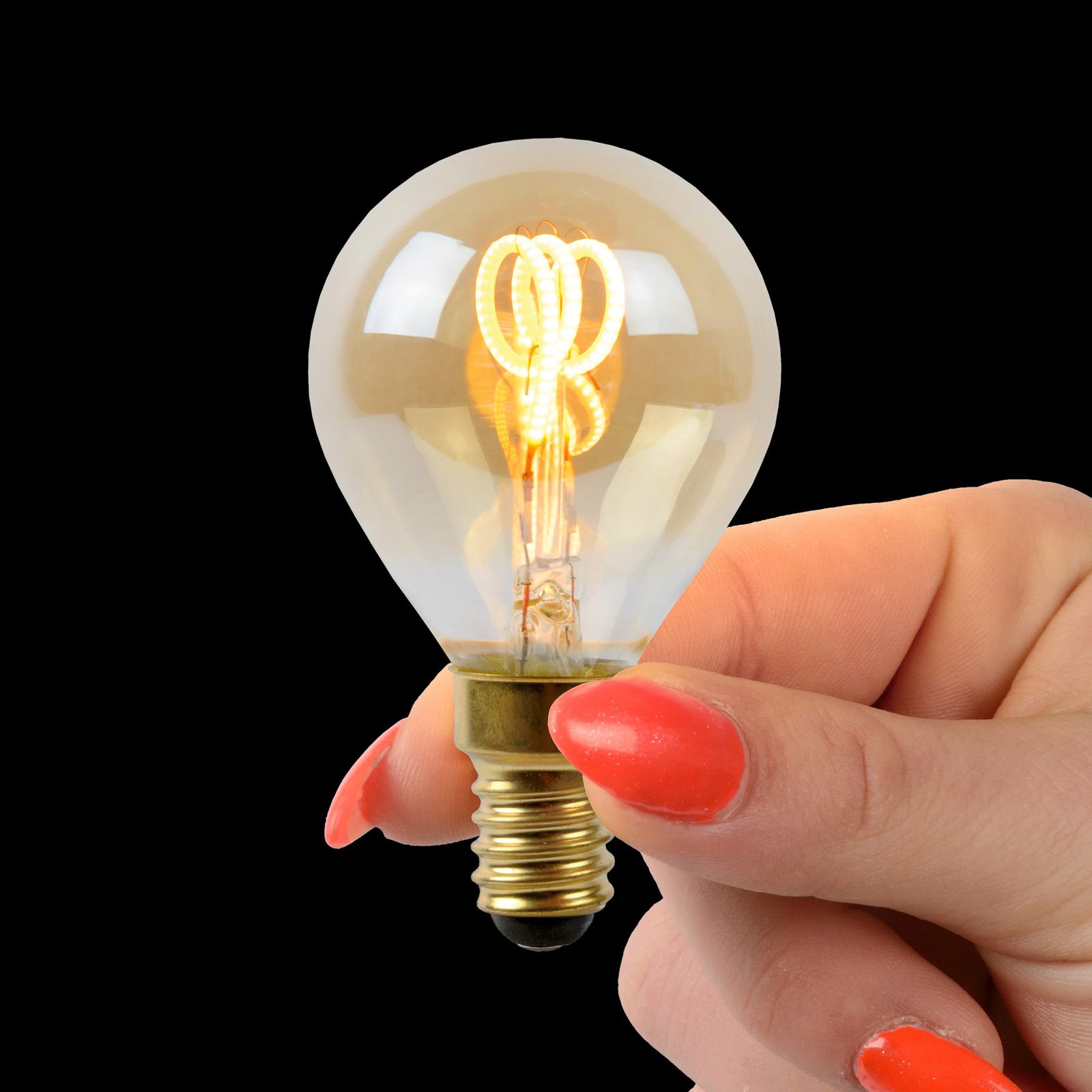 Consulaat Levendig armoede LED lamp E14 3W Druppel amber 2.200K dimbaar | Lampen24.nl