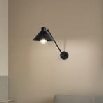 Wall light Alan, movable, black, 1-bulb